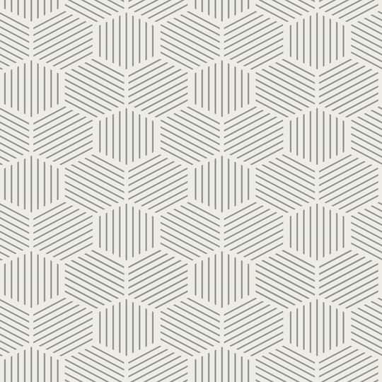 Designs Direct Striped Hexagonal Mosaic Peel & Stick Wallpaper